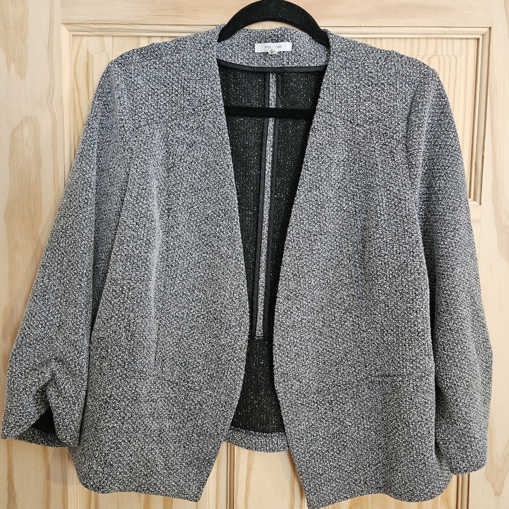 Maurices Women's Charcoal Open-Front Blazer